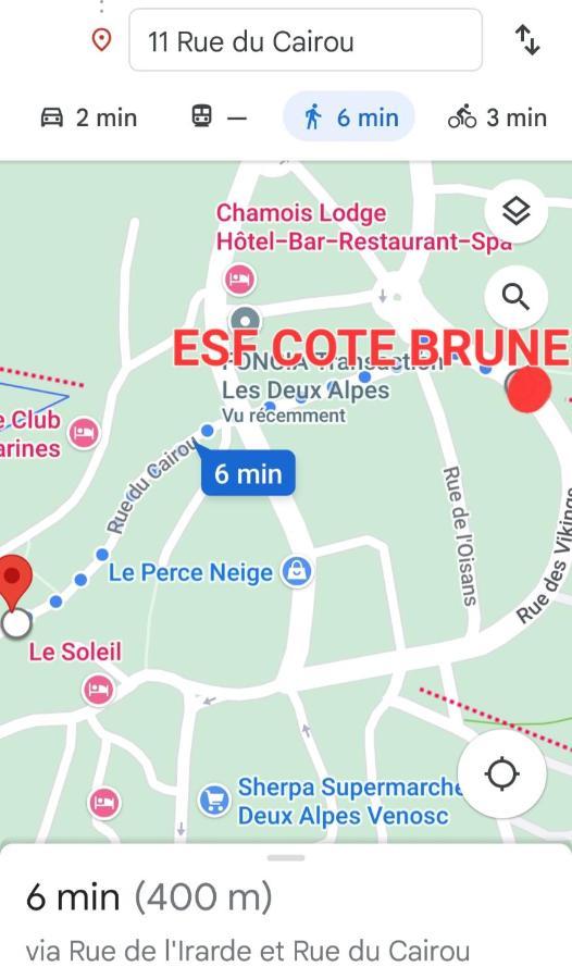 Centre 10Mn Pied Pistes Et Jandri 3S Vue Muzelle 8 Pers Wifi Apartment Les Deux Alpes Luaran gambar